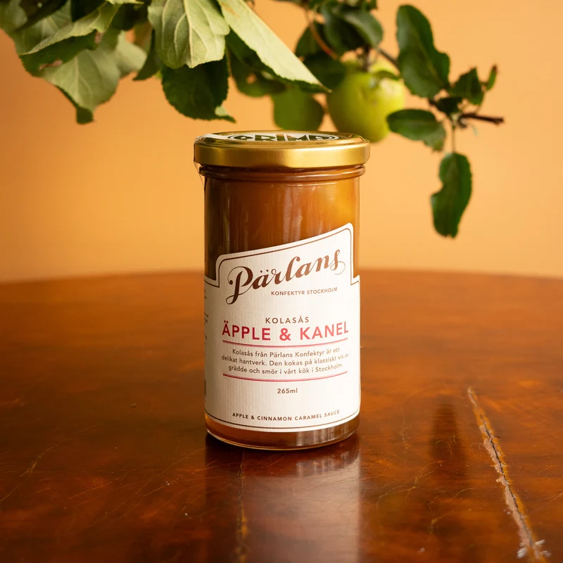caramel sauce APPLE & CINNAMON jar