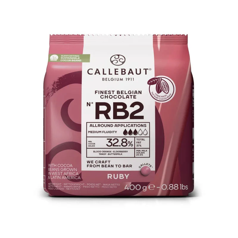 Callebaut RB2 Ruby Chokolade 52,5% 400g