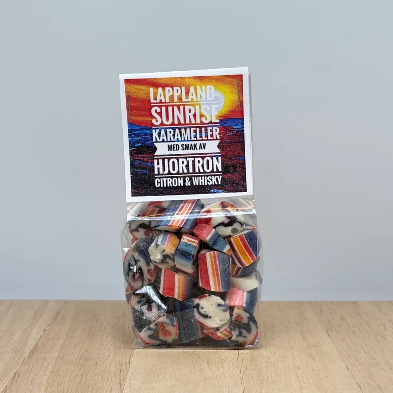 Karameller Lappland Sunrise Citron&Whisky