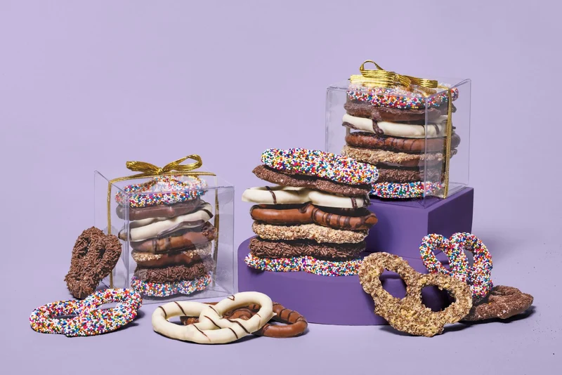 Gourmet Chocolate Pretzel Gift Box