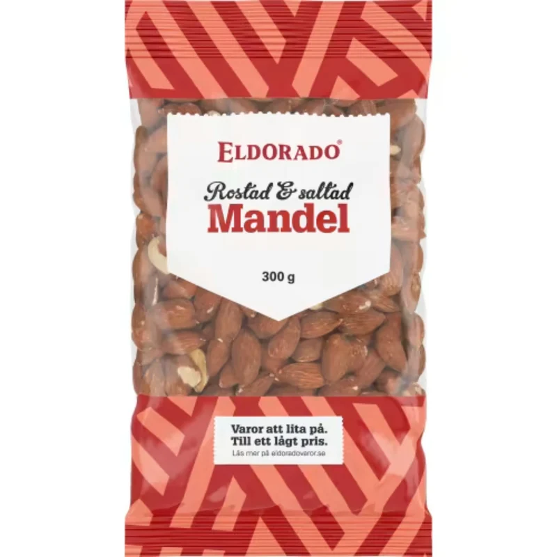 Eldorado Mandel Rostad Saltad - Roasted & Salted Almonds 300g