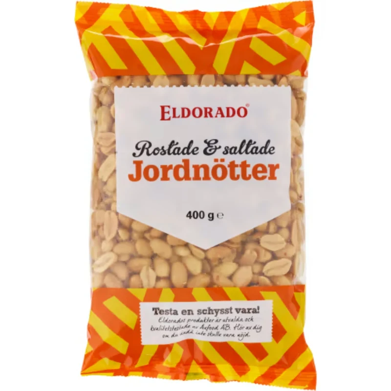 Eldorado Jordnötter Rostade & Saltade - Roasted & Salted Peanuts 400g