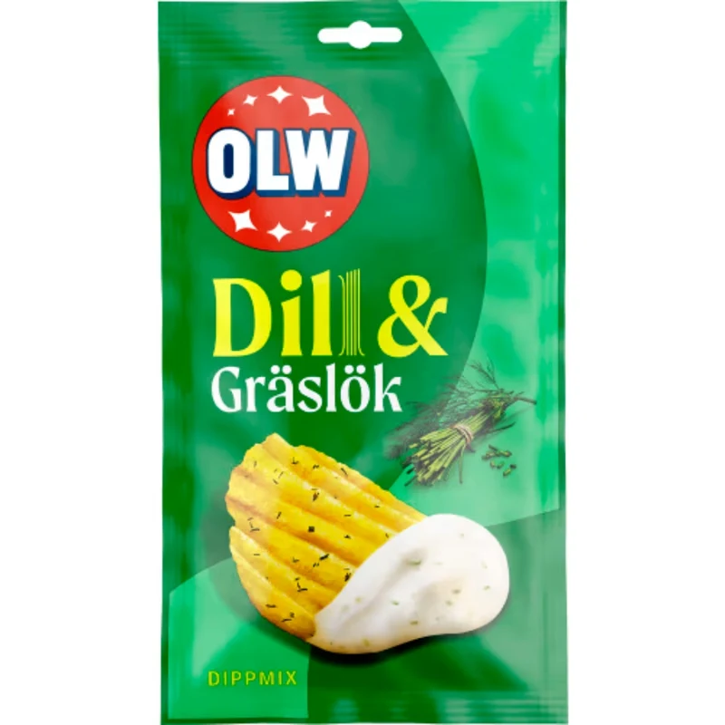 OLW Dippmix Dill & Gräslök - Dip Mix with Dill & Chives flavour 24g