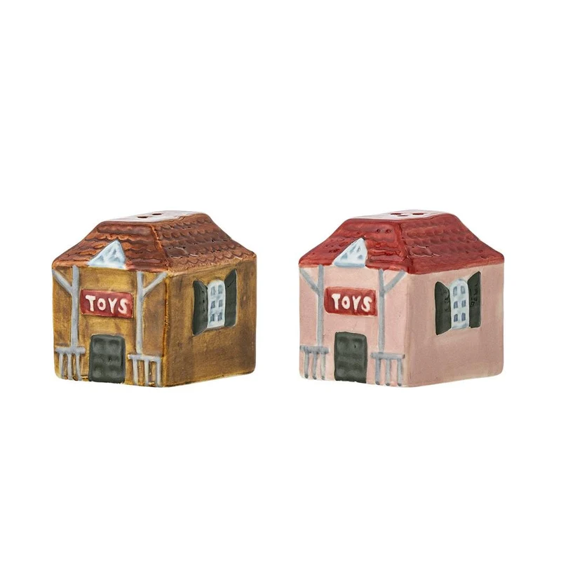 Bloomingville - Homey Salt & PebersæT, Multifarvet, StentøJ 82072959 - Multi