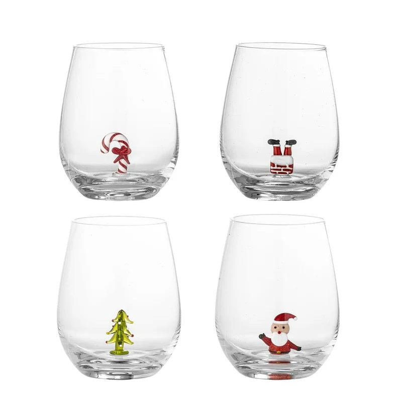 Bloomingville - Misa Drikkeglas, Multipak, Klar, Glas 82072377 - Clear