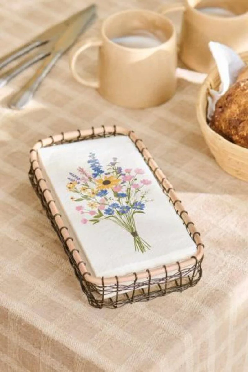 Ib Laursen - Serviet 10x20 cm sommerbuket 16 stk/pk - Papir - 95926-00