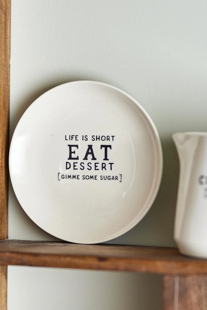 Bloomingville - Wendy Tallerken, Hvid, Stentøj 82061413 - White
