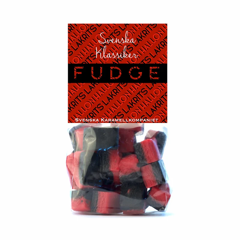 Hallonlakritsfudge