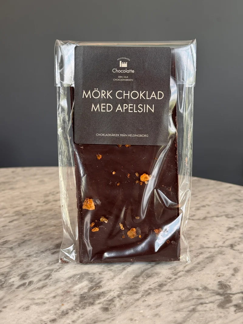 Mörk chokladkaka med apelsin