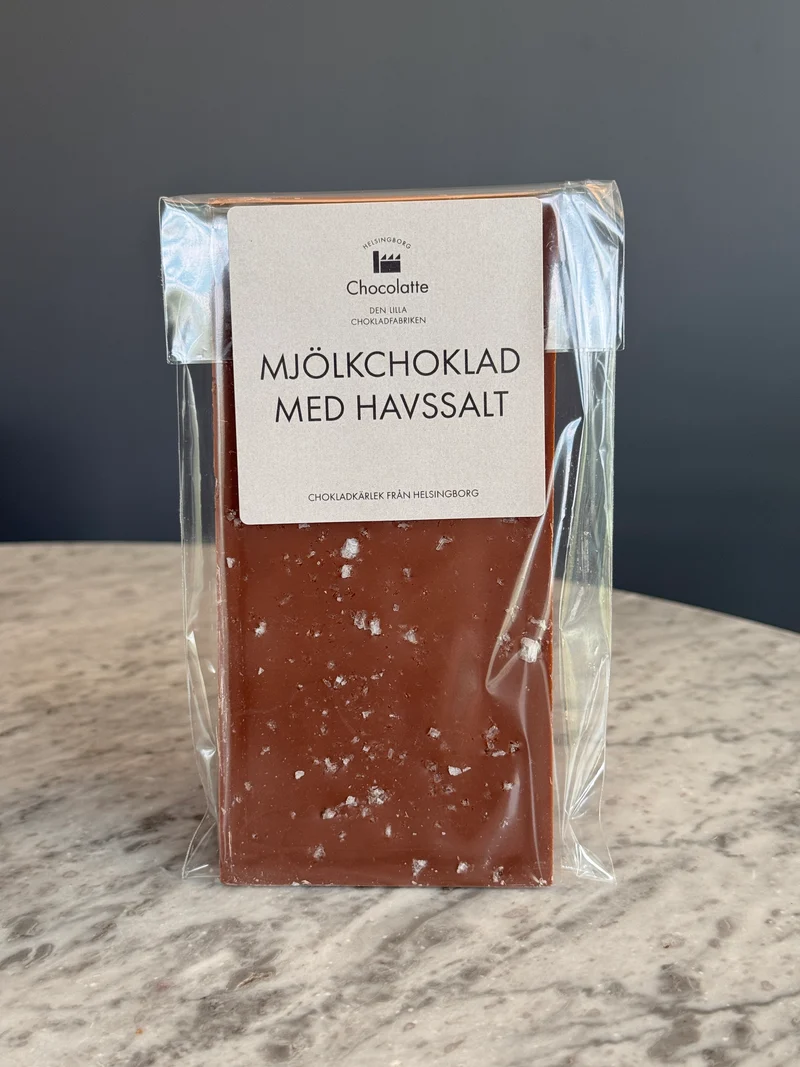 Mjölkchokladkaka med havssalt