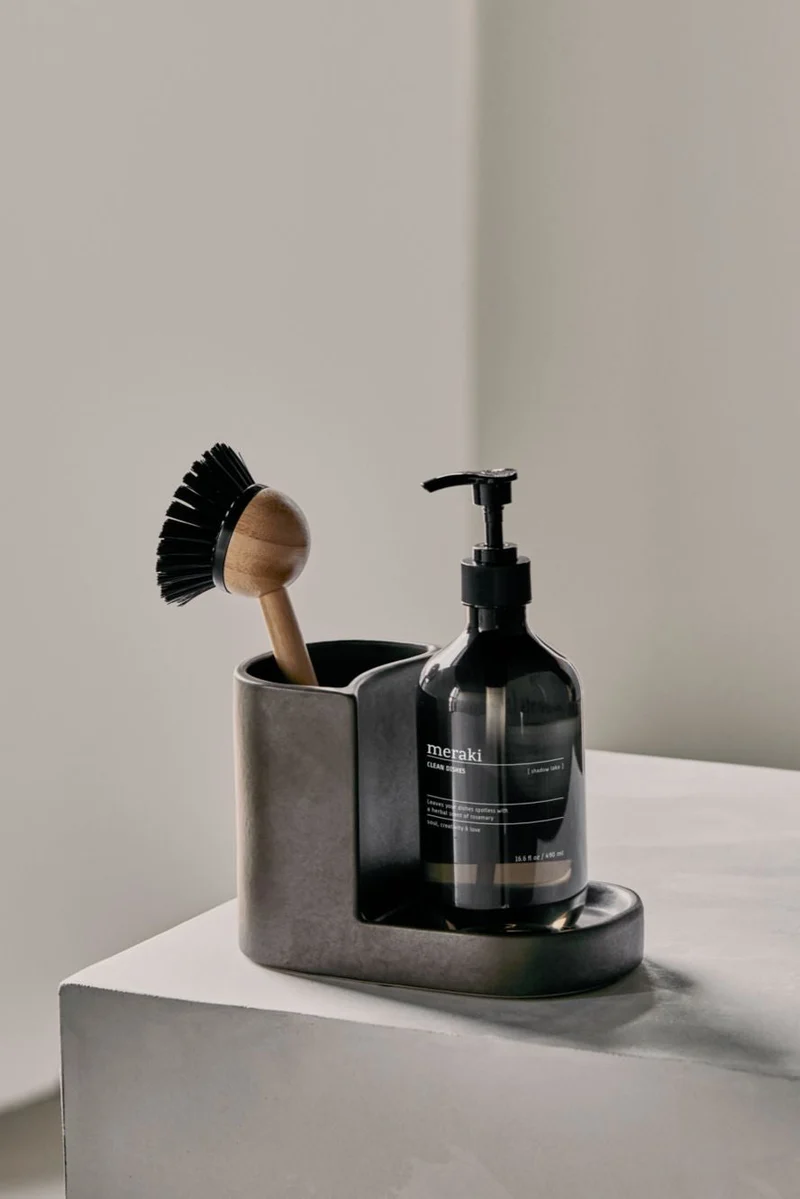Meraki - Børste- og sæbeholder, MKDatura, Mørkegrå - 303840230