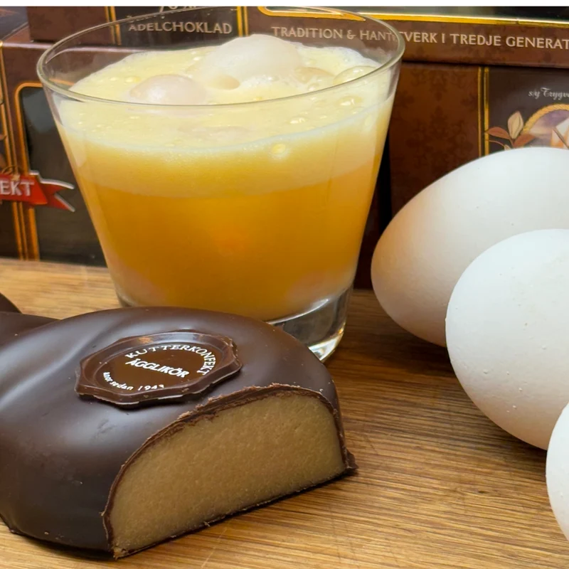Ägglikör - Marsipanknut