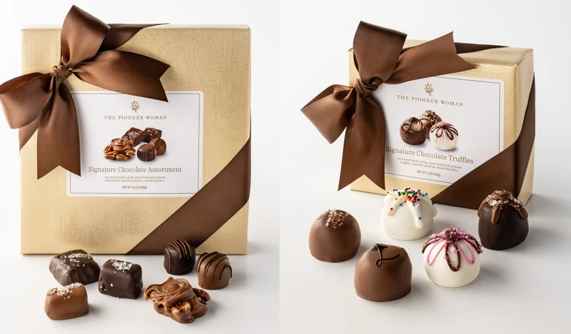 5oz 5pc Handcrafted Chocolate Truffles & 9.5oz 14pc Assorted Chocolate Collection Set