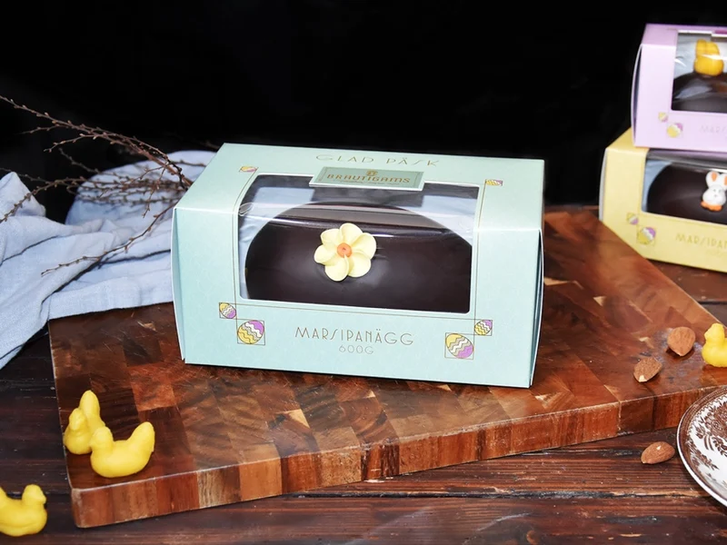 Handgjort marsipanägg 600g
