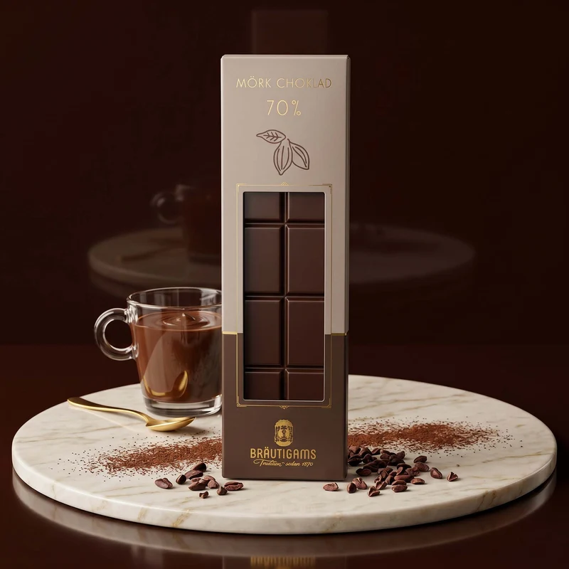 Chokladkaka mörk choklad 70%