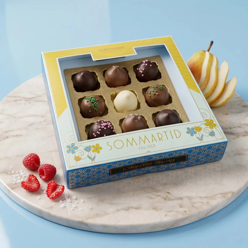Pralinask 9 bitar "Sommartid"