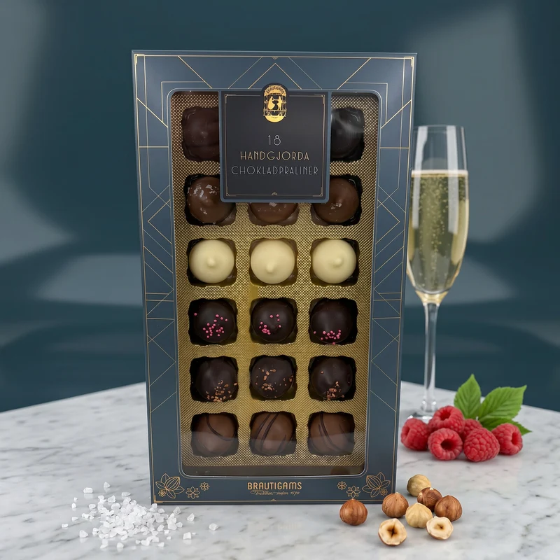 Pralinask 18 bitar