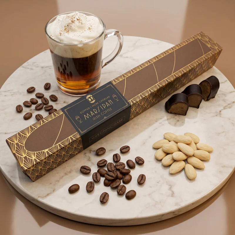 Irish coffee-marsipancigarr