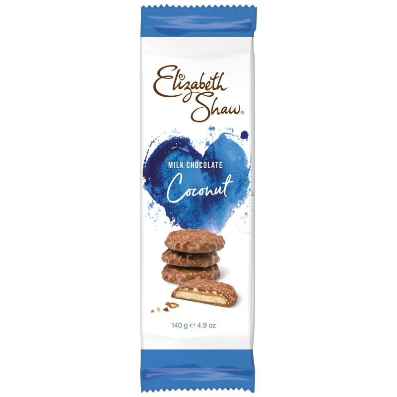 Elizabeth Shaw Milk Chocolate Coconut Biscuits 140g