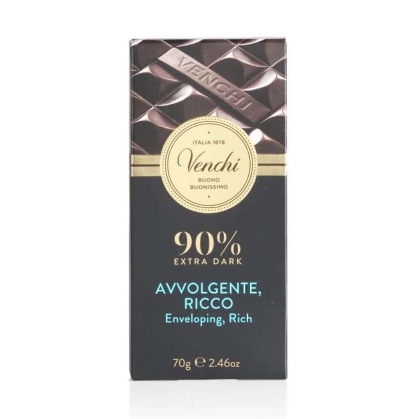 Venchi Mörk choklad 90% 70g