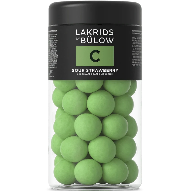 Lakrids By Bülow Regular C Sour Strawberry 270g