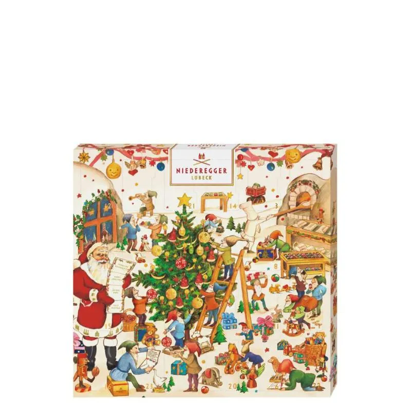 Niederegger Kalender Tomteverkstad 168g