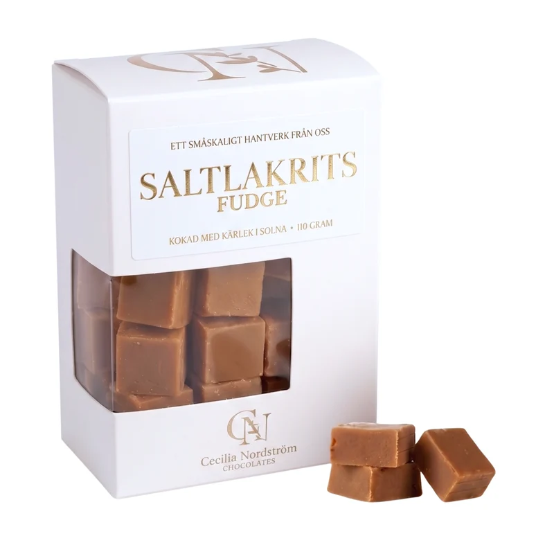 Saltlakritsfudge