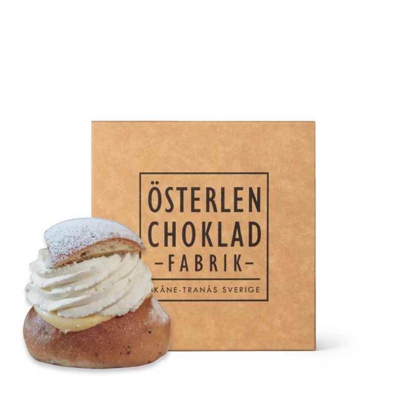 Presentask med chokladpraliner - Smak av semla