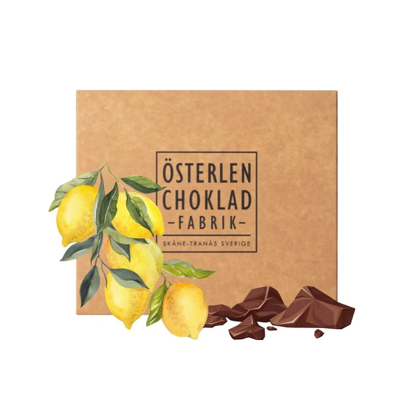 Kanderade italienska Amalficitroner i mörk choklad