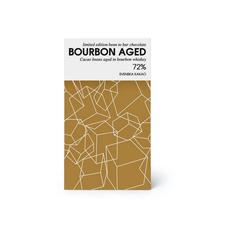 Bourbon Whiskey Mörk chokladkaka 72%