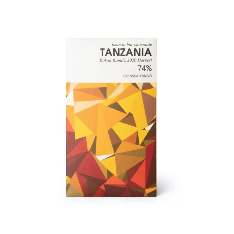 Äkta mörk choklad 74% från Tanzania I Fruktig & syrlig smakprofil
