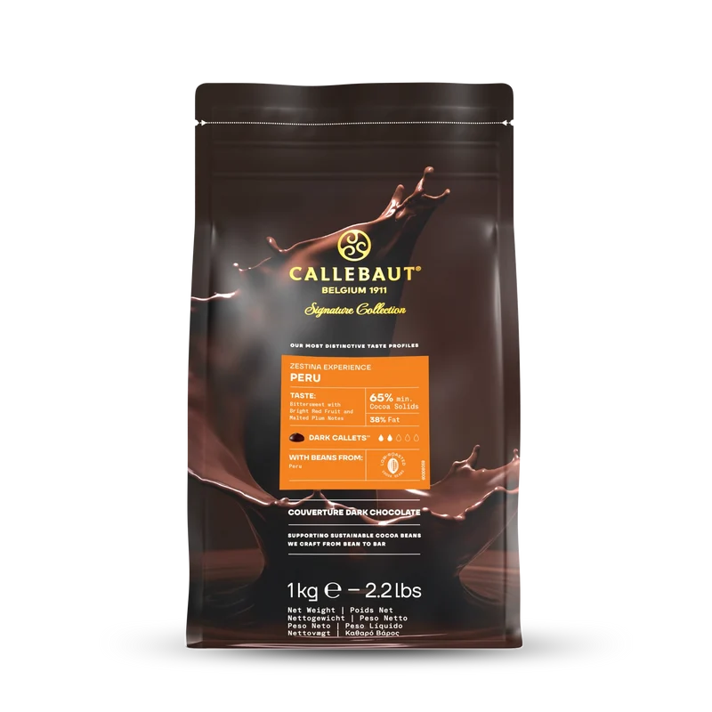 Callebaut Zestina Peru 65% ØKO 1 kg