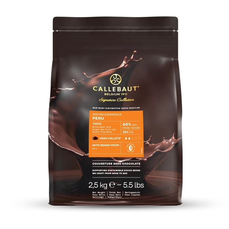 Callebaut Zestina Peru 65% ØKO 2,5 kg