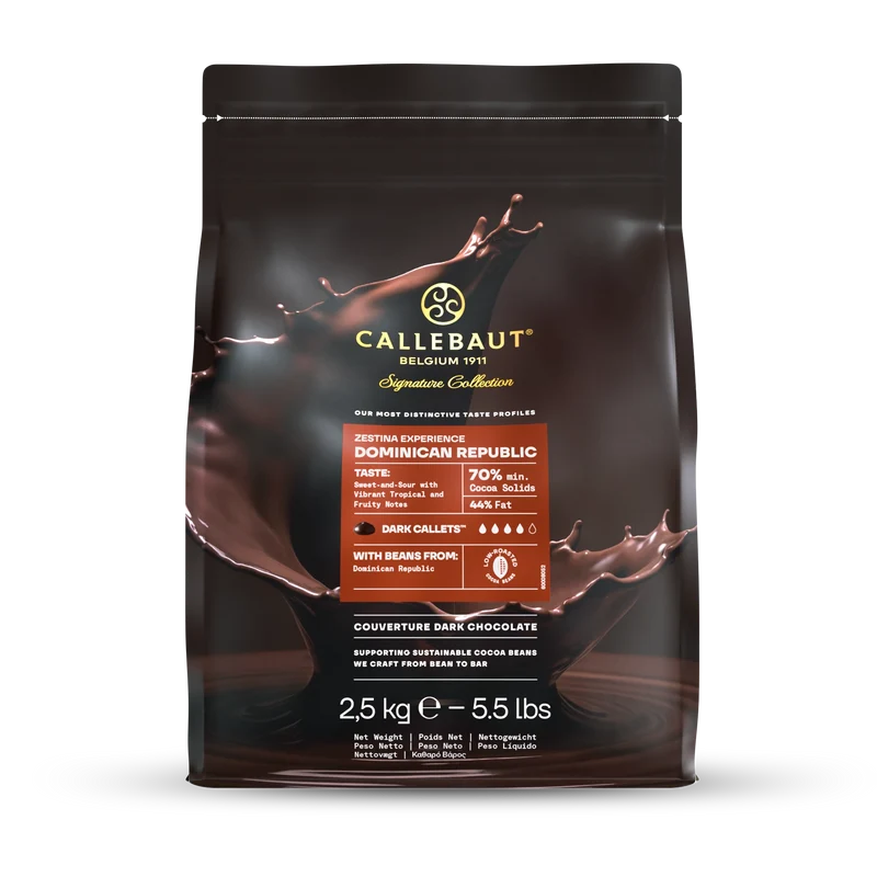 Callebaut Zestina Dominican Republic 70% 2,5kg