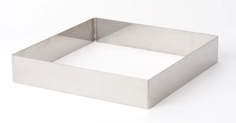 Stainless steel‑ram 210 × 210 × 40 mm – Chocolate World