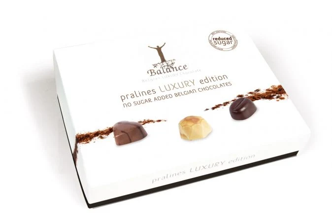 Balance Pralineæske luksus Sukkerfri pralineæske 145g
