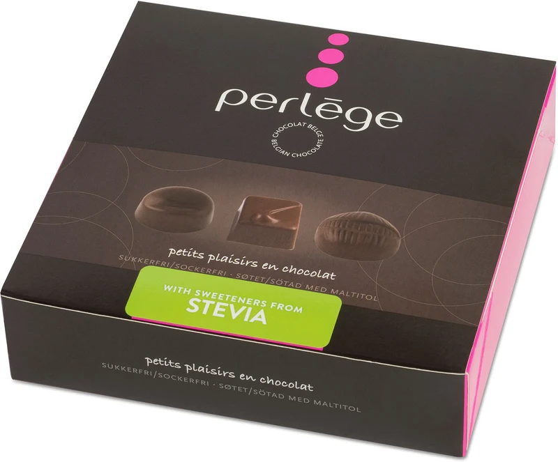 Perlege Sukkerfri chokoladeæske 125g