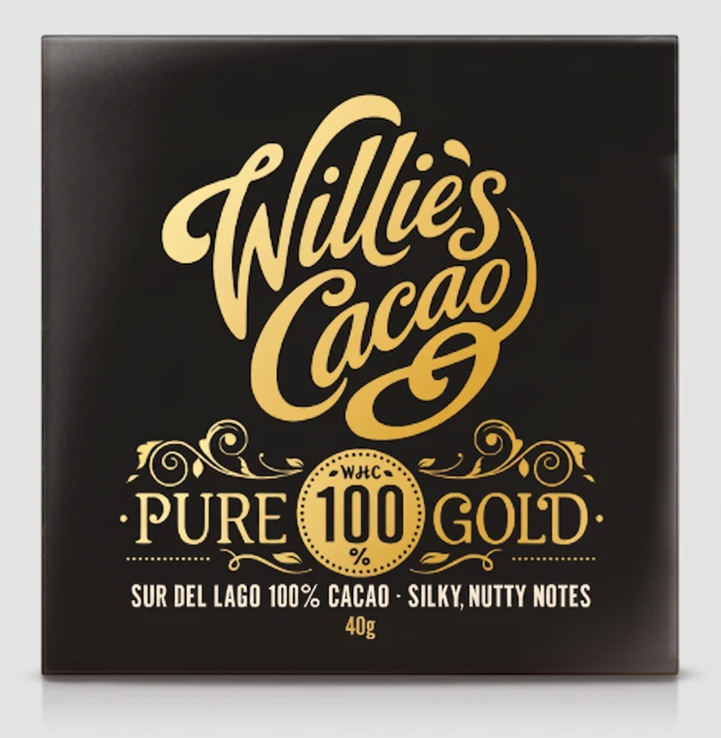 Willie’s CacaocPure Gold, 100% 40g