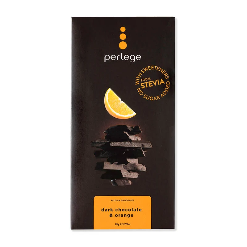 Perlege Mørk Chokolade Med Appelsin 85g