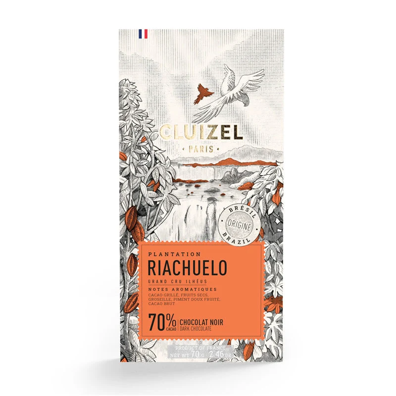 Cluizel Riachuelo Noir 70% 70g