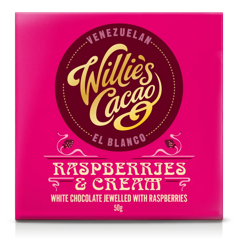 Willie’s Cacao Raspberries & Cream 36% 50g