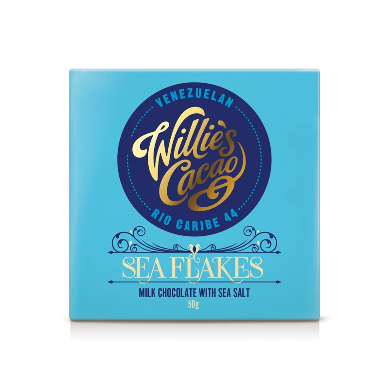 Willie’s Cacao Sea Flakes 44 % 50 g
