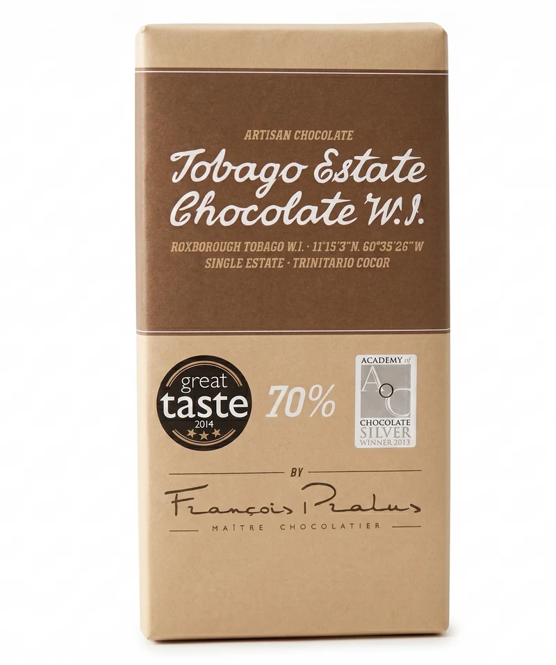 Tobago Estate Chocolate W.I. 70%, 100G
