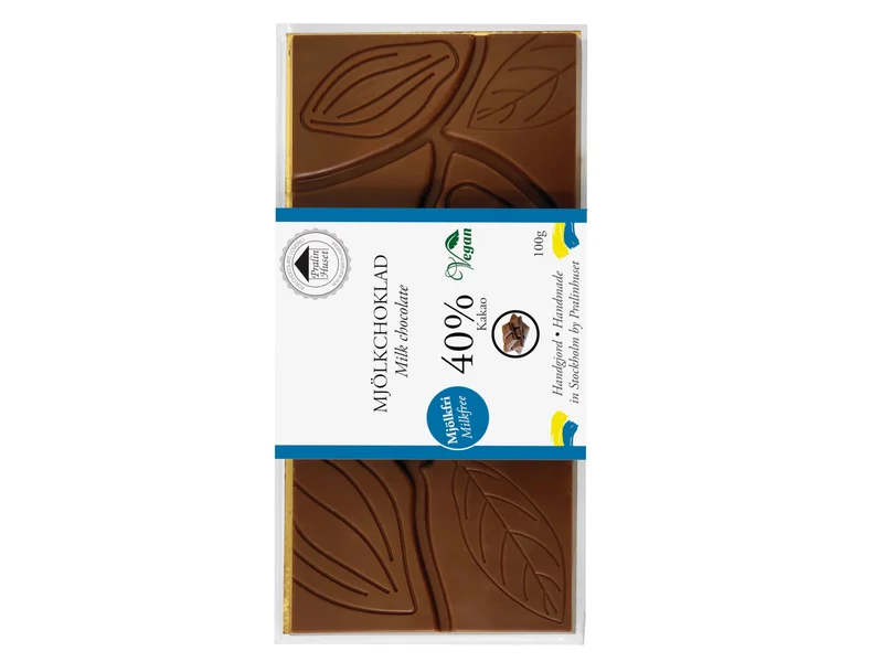 Pralinhuset Mælkefri Lys Chokolade 100g