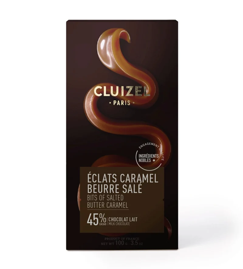 Cluizel Éclats Caramel Beurre Salé 45% 100g