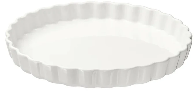 VARDAGEN Pie dish, off-white, 32 cm