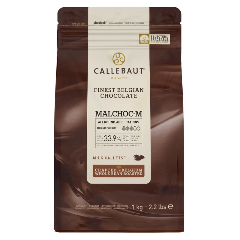 Callebaut Malchoc Mjölkchoklad 34,1% 1kg