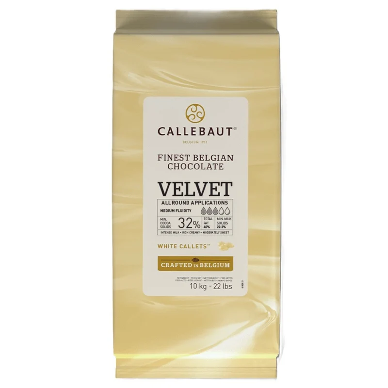 Callebaut Velvet Hvid Chokolade 32% 10 kg