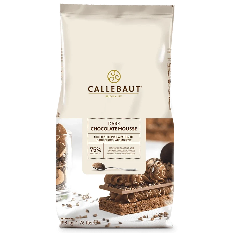 Callebaut Mørk Chokolademousse Mix 800g