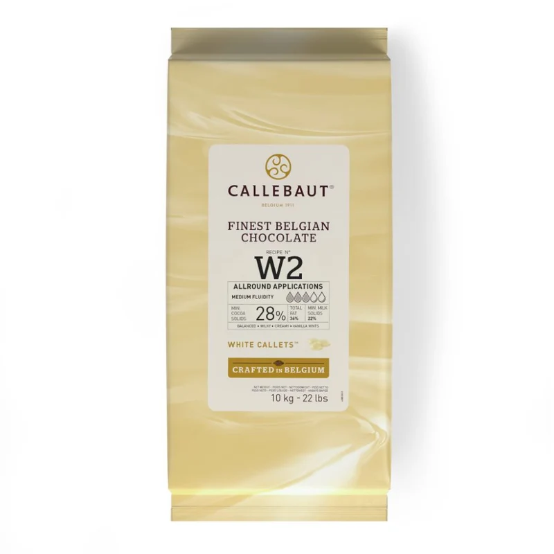 Callebaut W2 Hvid Chokolade 28% 10kg